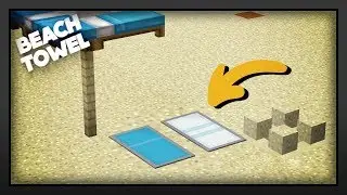 Minecraft - How To Make A Beach Towel