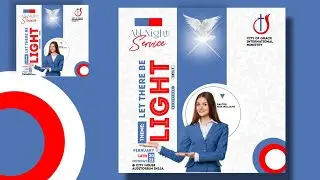 How to Design a Church Flyer with Picture in Pixellab