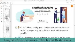 English Conversation | Medical service
