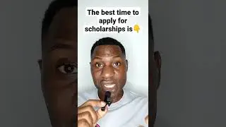 THIS IS THE BEST TIME TO APPLY FOR FULLY FUNDED SCHOLARSHIPS.