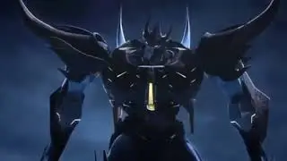 Predaking vs. Optimus but it's a Skyrim battle.