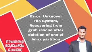 Error: Unknown File System, Recovering from grub rescue after deletion of one of   linux partition