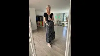 Skirt - Black Polka Dots