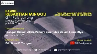 KEBAKTIAN MINGGU, 4 Oktober 2020 - 