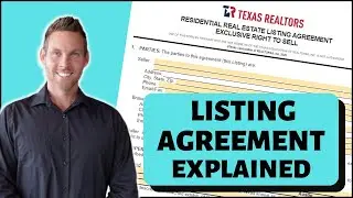 How To Fill Out A Listing Agreement In Texas | How To Write A Listing Agreement