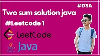 Two sum solution java || Leetcode  1