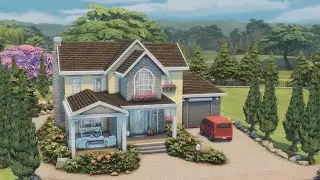 Base Game Family Home - Avarice Acres 🏡☀️ | The Sims 4 | ASMR Speed Build