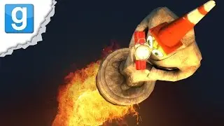 У НАС ЛЕТАЮЩАЯ СТАТУЯ, АЛЛО (Gmod: Песочница)