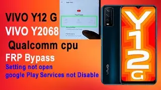 Vivo Y2068 FRP bypass | VIVO Y12G (v2068) FRP remove Latest Update l Google Account Bypass 100% free