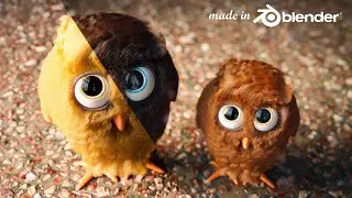 How to Make a Terribly Cute and Fluffy 3D Character in Blender | 0w0 Part 3 - Texturing & Rendering
