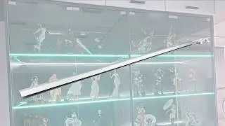 Cinakira Ultra-Thin 5mm Glass Shelf Light – High Brightness, Soft Glow, Full Aluminum