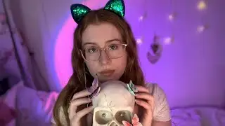 ASMR - Tapping n Scratching on your Skull 💀