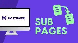 Creating Sub Pages in Hostinger Website Builder