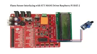 FLAME SENSOR INTERFACING WITH STT MANI RASPBERRY PI HAT-2 BOARD