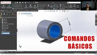SOLIDWORKS FOR BEGINNERS - BASIC COMMANDS INTRODUCTION #1