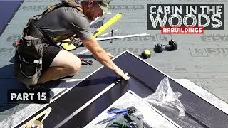 Cabin in the Woods Part 15: Metal Roof Standing Seam Valley Pan Installation