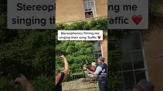 Stereophonics film me playing their song.
