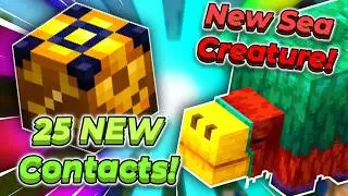 25 NEW Abiphone Contacts, NESSIE Sea Creature, And MORE!! | Hypixel SkyBlock Update