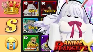 All Units TIERLIST for EASTER | Anime Rangers X