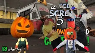 ICE SCREAM 5 HALLOWEEN MOD in Real LIFE Мороженщик 5 в реальной жизни