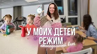 Режим двойни по минутам в 2 года | Влог мамы двойняшек