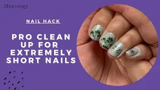 💅✨: Nail Hack! Cleaning Polish Off Extremely Short Nails
