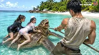 Poor Man Stranded On A Desert Island Uses Survival Skills To Marry Two Beautiful Girls Now