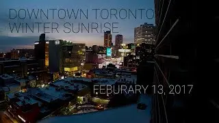 Downtown Toronto Winter Sunrise