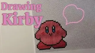 Pixel art Kirby/Drawing Kirby #pixelart