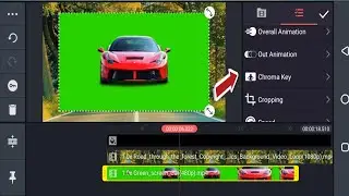 How to edit videos using kine master Chroma key effect