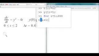 Eulers Method with Matlab