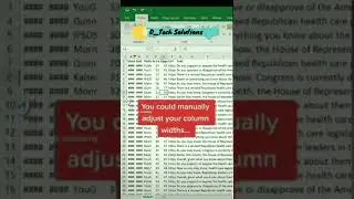 Adjust the column width using Keyboard shortcut  | MS Excel | O365 | Office 365 | Tricks | Formula