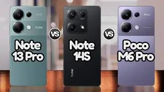Xiaomi Redmi Note 14s Vs Redmi Note 13 Pro 4g Vs Poco M6 Pro 4g | @Eficientechs👈👀