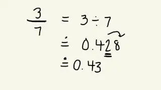 How to convert from a fraction to Decimal to Percent Gr 8 Nelson Review
