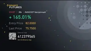 Подобрал ещё одну хорошую монету для шорта и сейчас самое время зайти!! Биткоин падает!