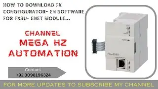 How To Download FX Configurator-EN Software for FX3U-ENET Module Programming in Mitsubishi PLC