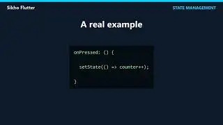 Flutter setState Explained Simply