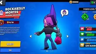 Brawl Stars- Rockabilly Mortis