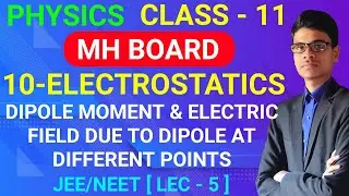 Electric Dipole | Dipole Moment | Electric field due to dipole at different points | Electrostatics