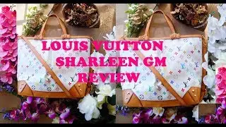 REVIEW/ REVEAL LOUIS VUITTON SHARLEEN GM MULTICOLORE TAKASHI MURAKAMI COLLABORATION HANDBAG REVIEW