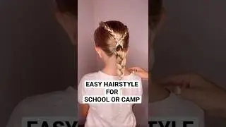 EASY HAIRSTYLE FOR SCHOOL OR CAMP | Audrey and Victoria #hairtutorial #hairstyle