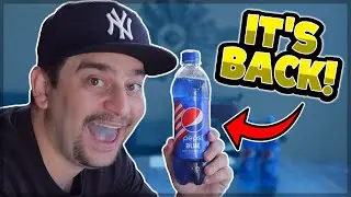 TRYING PEPSI BLUE FOR THE FIRST TIME!