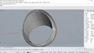 How to Create Signet Ring with scoop in Rhino.