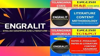 TS GURUKULA ONLINE COURSES | ENGLISH | TGT, PGT, JL, DL | M.BALAJEE | 7799691771 | FREE PDFS |