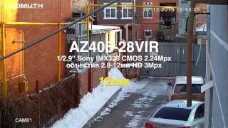 AZIMUTH AZ406-28VIR Уличная видеокамера AHD 1080p в режиме 12мм