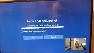 STOP: Allow USB Debugging? The computer's RSA Key Fingerprint is: Amazon Fire TV Stick Cube PREVENT