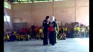 cewek lawan cowok pencak silat SMP 4 solok selatan