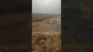 Замечательный вид! Сейчас нахожусь у шлюза. Все вокруг как на ладони...