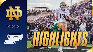 Highlights at Purdue | Notre Dame Football