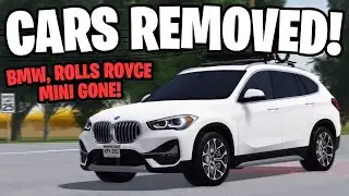 BMW, ROLLS ROYCE, MINI CARS REMOVED IN GREENVILLE! - Roblox Greenville